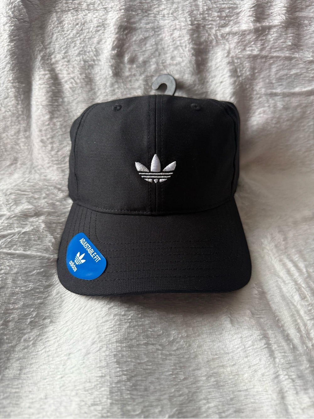 New Adidas Originals Black Trefoil Baseball Cap